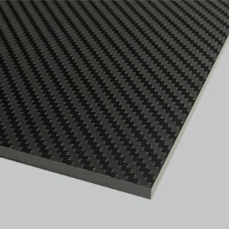 Akrilna ploča sa efektom karbona crne sjajne boje