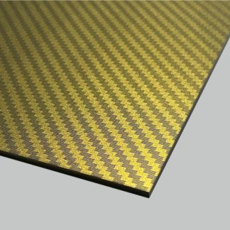 Akrilne ploče sa efektom karbona zlatne boje