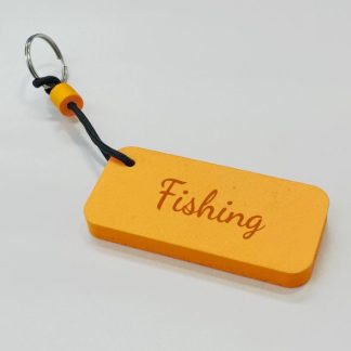 Plutajući privjesak sa natpisom, narančasti, pravokutni