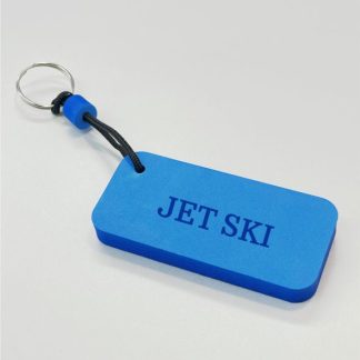 Plutajući privjesak sa natpisom, plavi, pravokutni