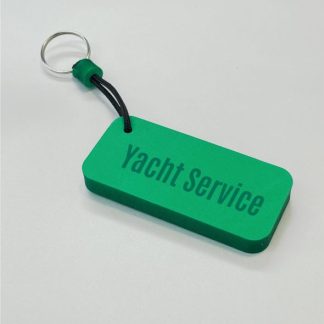 Plutajući privjesak sa natpisom, zeleni, pravokutni