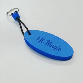 Plutajući privjesak plavi sa natpisom