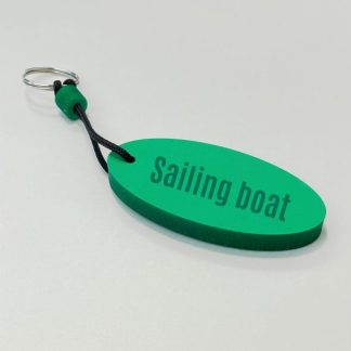 Plutajući privjesak zeleni sa natpisom